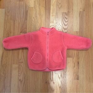 🧸 ZARA‎ Toddler Girl Sherpa Fleece Jacket (18–24 Months)